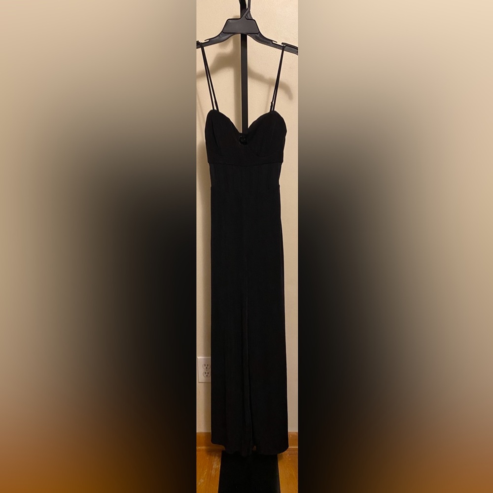 AKIRA Black Elegant Stretch Jumpsuit Women’s Large